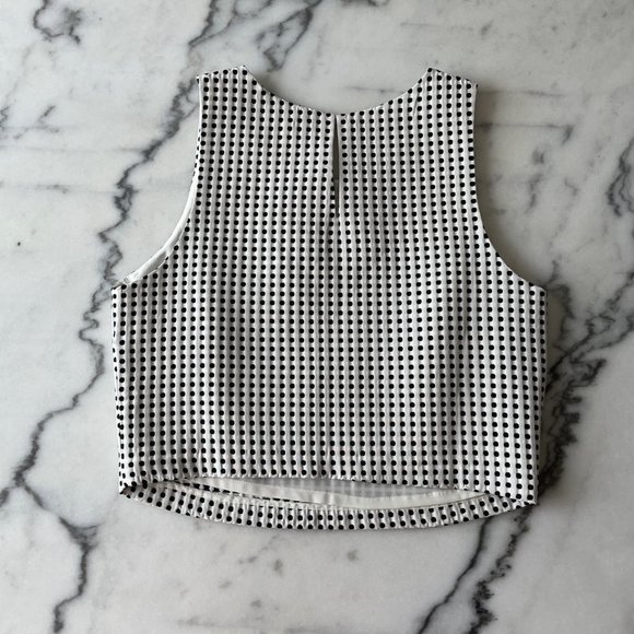 Joie Cropped Polka Dot Tank - Picture 6 of 11